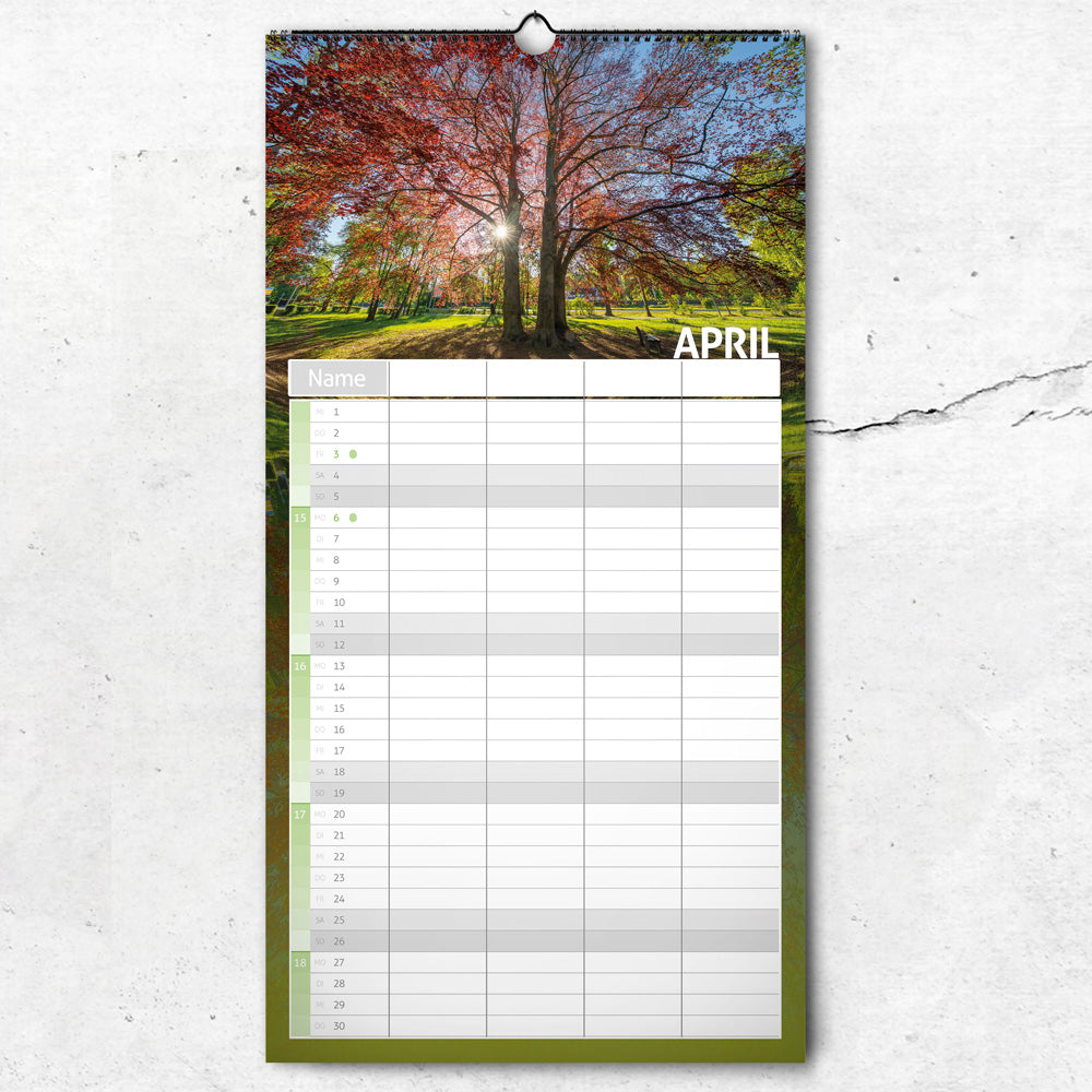 Jena WG- & Familienplaner 2026 | 21x40cm