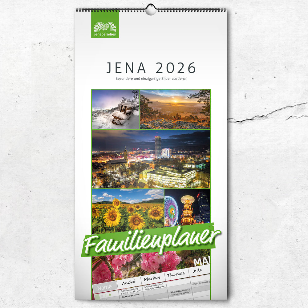 Jena WG- & Familienplaner 2026 | 21x40cm