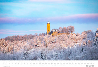 Saaleland Jena Wand-Kalender 2026 | A3