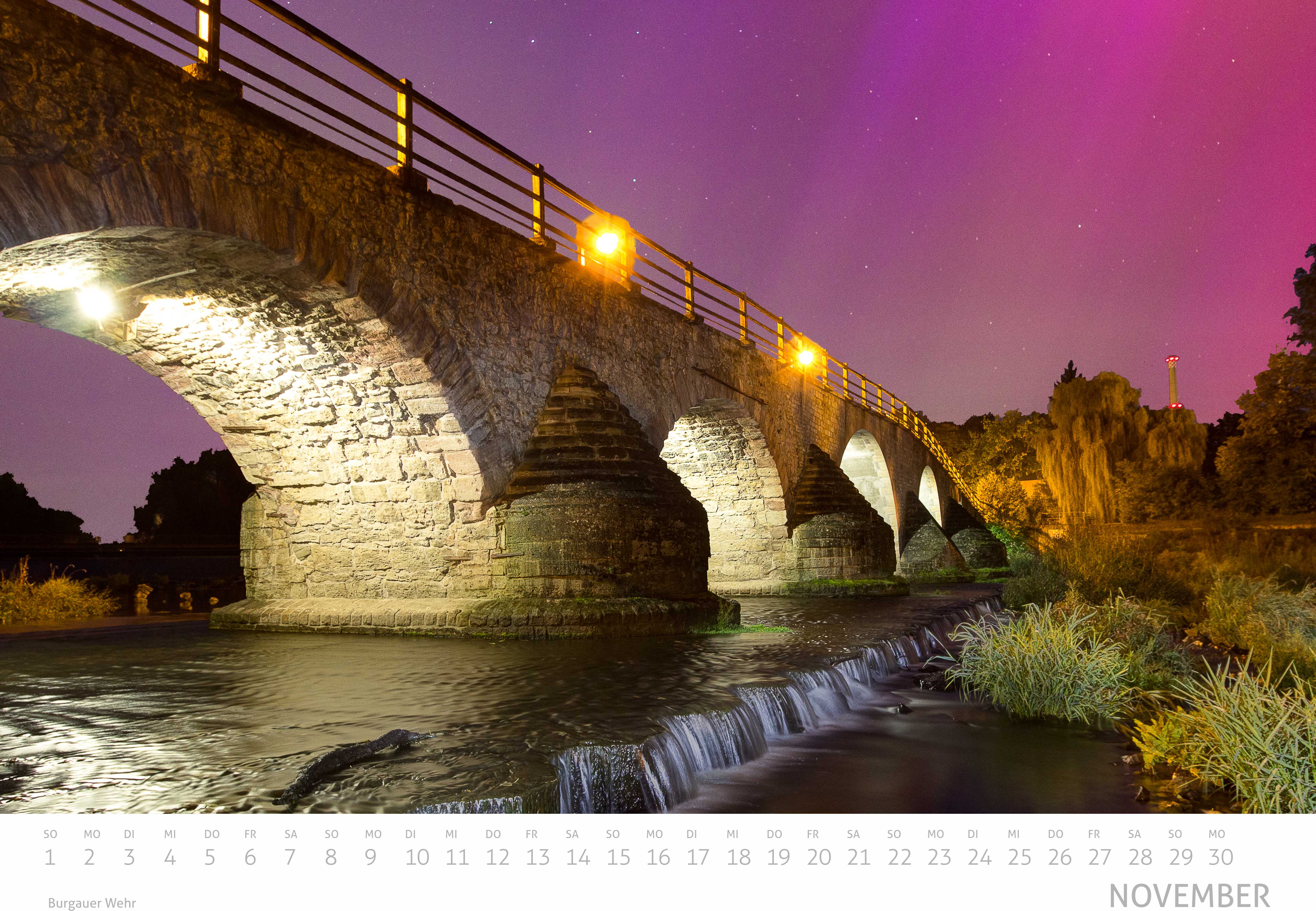 Saaleland Jena Wand-Kalender 2026 | A3