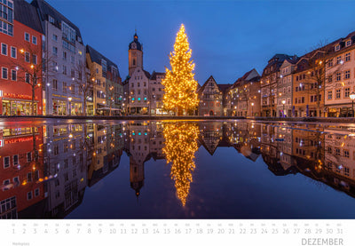 Saaleland Jena Wand-Kalender 2026 | A3