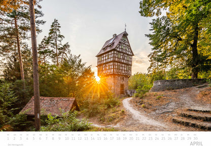 Saaleland Jena Wand-Kalender 2026 | A3