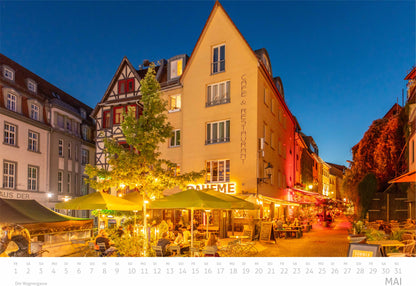 Saaleland Jena Wand-Kalender 2026 | A3